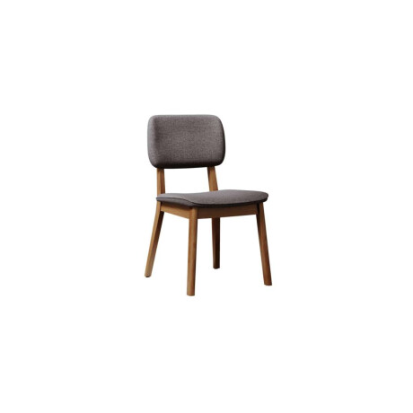 Silla de Comedor Classic Li­nea Manhattan Lino Gris/Natural