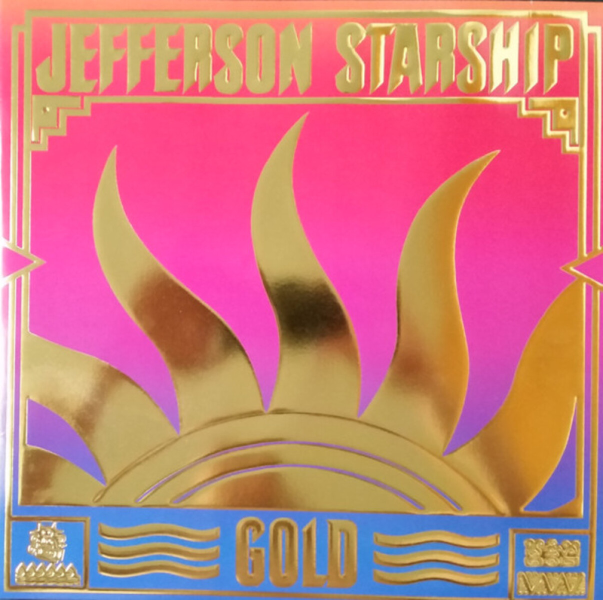Jeffersen Starship Gold-vinyl Gold Lp Limit-rsd19 - Vinilo 