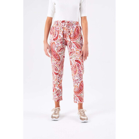 Pantalon Print Rojo