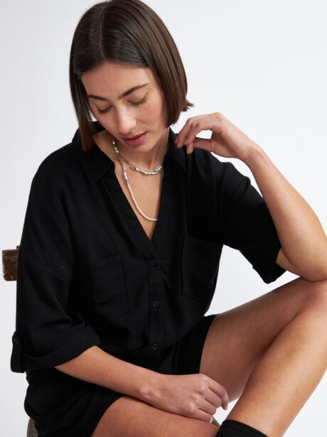 CAMISA BUENOS AIRES NEGRO