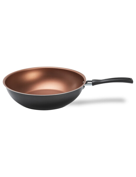 WOK D26x8CM 3L ALUMINIO TOPAZIO COBRE/GRIS WOK D26x8CM 3L ALUMINIO TOPAZIO COBRE/GRIS