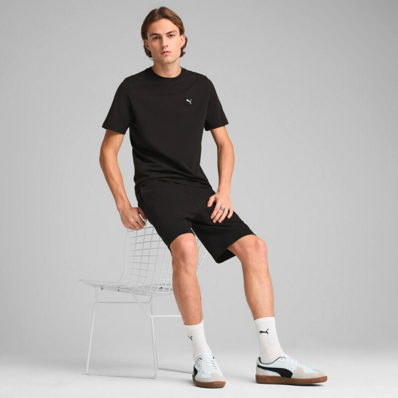 Remera Essentials Elevated Tee de Hombre Negro
