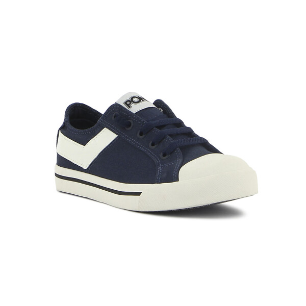 Pony Calzado Casual Shooter Ox Canvas Unisex Marino-blanco