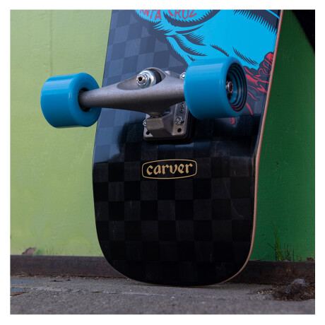 Carver C5 Santa Cruz Screaming Hand Check 9.8" x 30.20" Surfskate Completo (BLK) Carver C5 Santa Cruz Screaming Hand Check 9.8" x 30.20" Surfskate Completo (BLK)