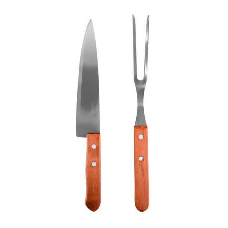 Set parrillero de 2 piezas con mango de madera Martinazzo Set parrillero de 2 piezas con mango de madera Martinazzo