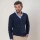 Cardigan lana merino Azul marino