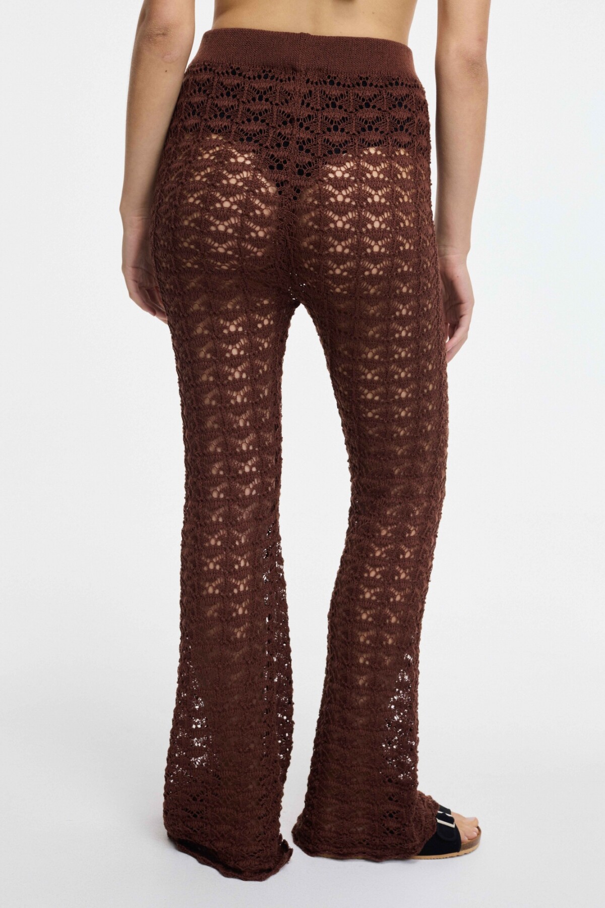 Pantalón Flora Marron