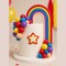 Topping Medio Arcoiris Rojo Clasico