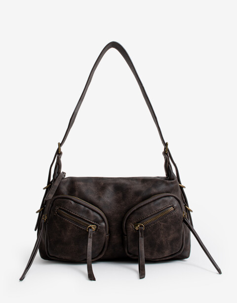 City Cartera City Multipocket Marrón - Marron Medio