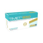 TIMET 850 MG. CJ X 30 COMP. única