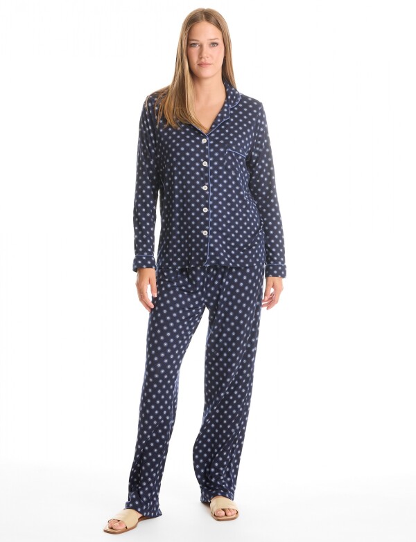 Pijama Con Pantalon AZUL/MULTI