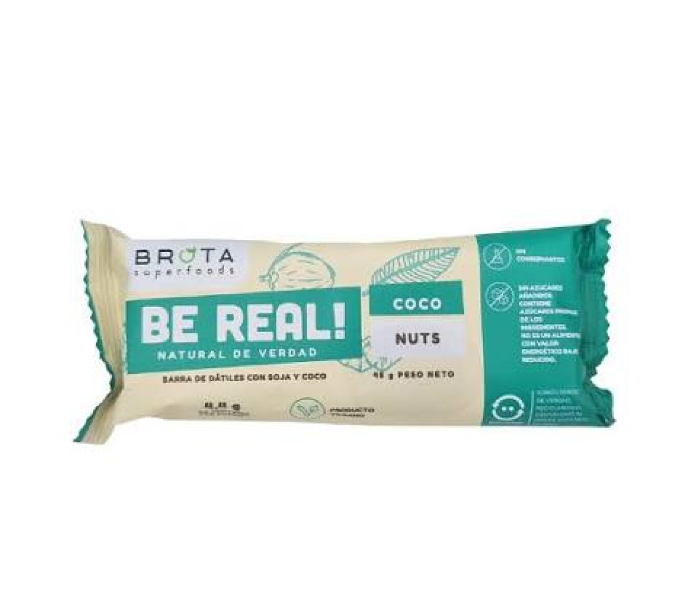 Barrita de Dátiles y Coco | Snack Natural | Brota 