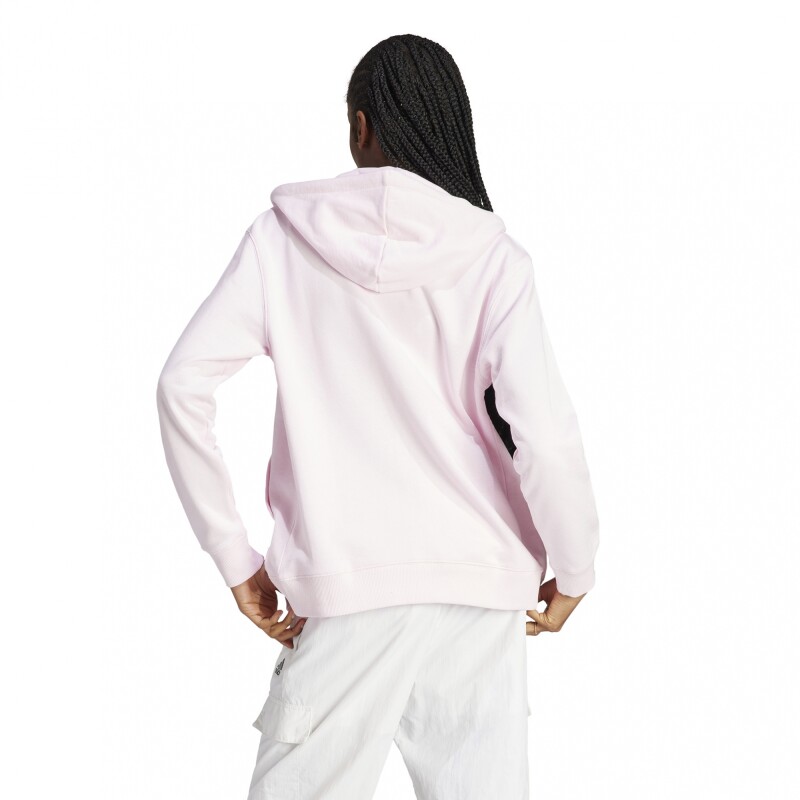 CAMPERA adidas ESSENTIALS FRENCH TERRY Clear Pink / White