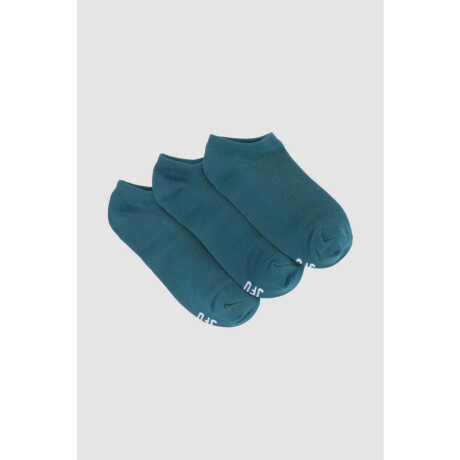 Nuevo pack x 3 deportiva colores lisos Verde petroleo