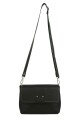 Morral con solapa chico Negro