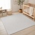 Alfombra Bebé Reversible Plegable Impermeable 200x150cm MNM Blanco 1