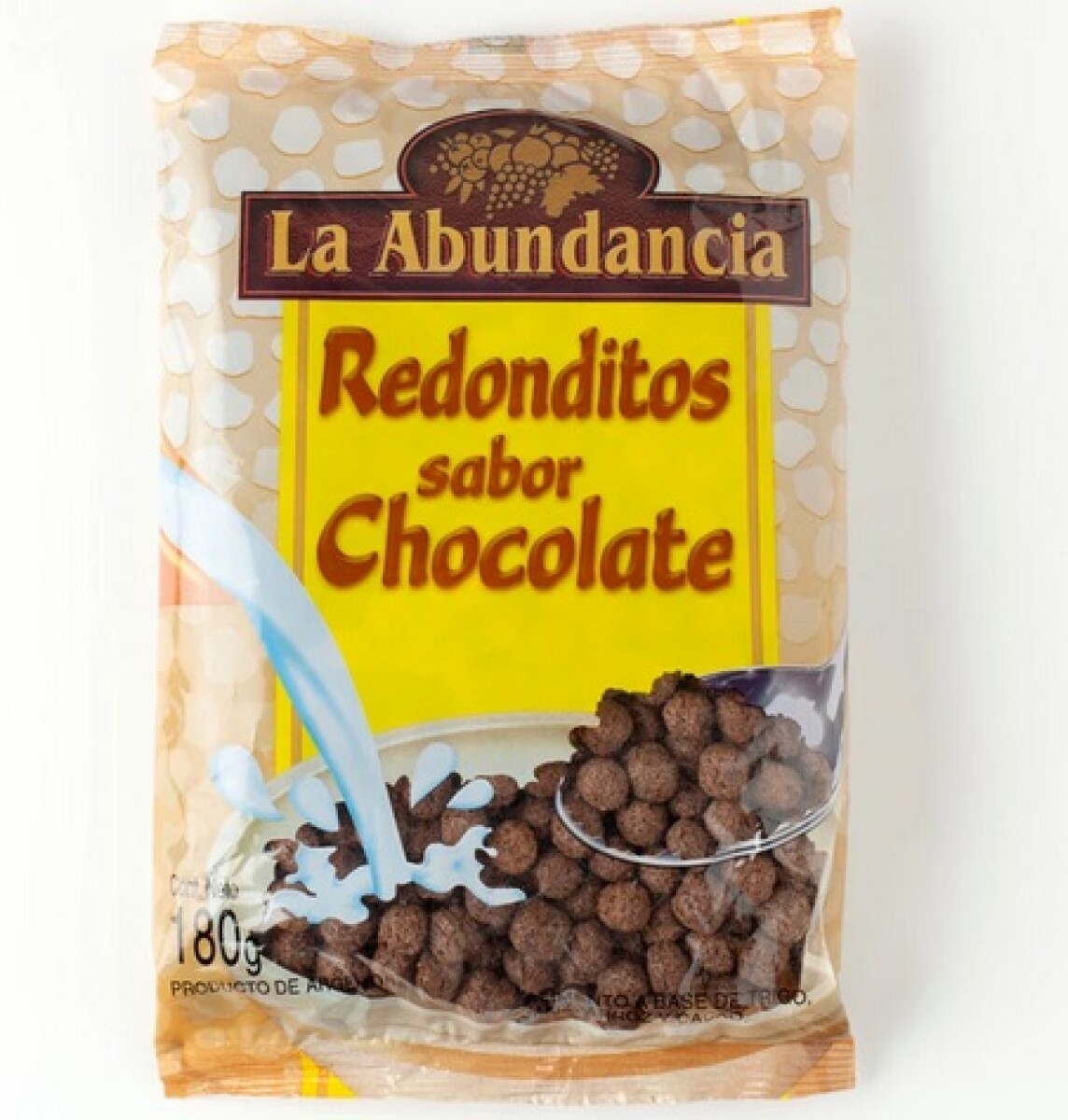 CEREAL REDONDITOS CHOCOLATE 180 GR LA ABUNDANCIA 
