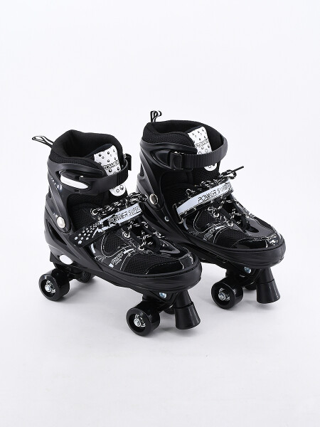 PATINES CLÁSICOS NEGRO (V)