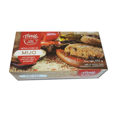 Medallones De Mijo Con Hongos Morrón Rojo Y Pimientos 440g Medallones De Mijo Con Hongos Morrón Rojo Y Pimientos 440g