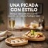Set Picada 2 Tablas de Madera C/ 4 Accesorios para Quesos Diseño Madera