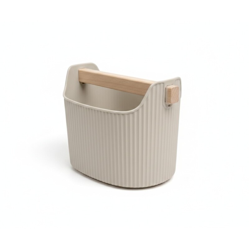 ORGANIZADOR PLAST BEIGE 18X10X12CM Unica