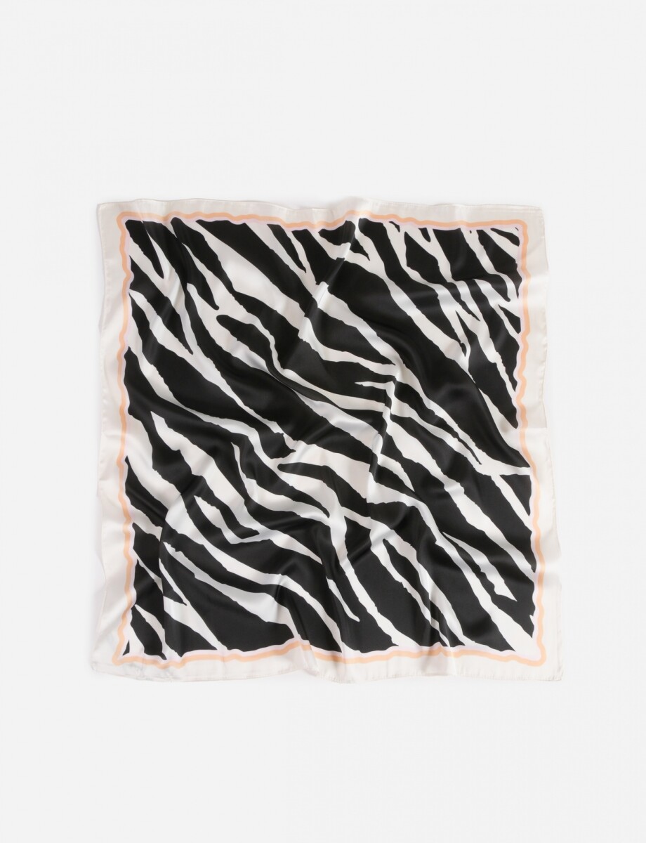 Pañuelo cebra - negro 