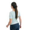 Muvem Ladies Print V Neck T-Shirt Verde Agua
