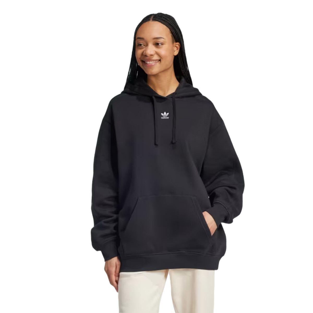 Canguro Adidas Essentials Oversized - Negro 