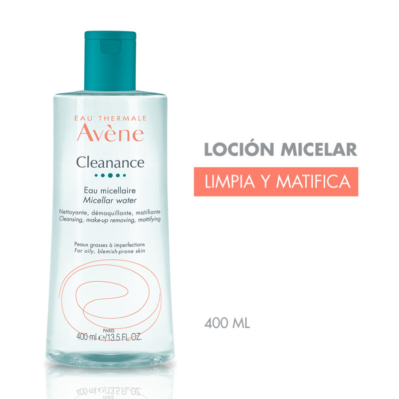 Avene Cleanance Agua Micelar 400 Ml. Avene Cleanance Agua Micelar 400 Ml.
