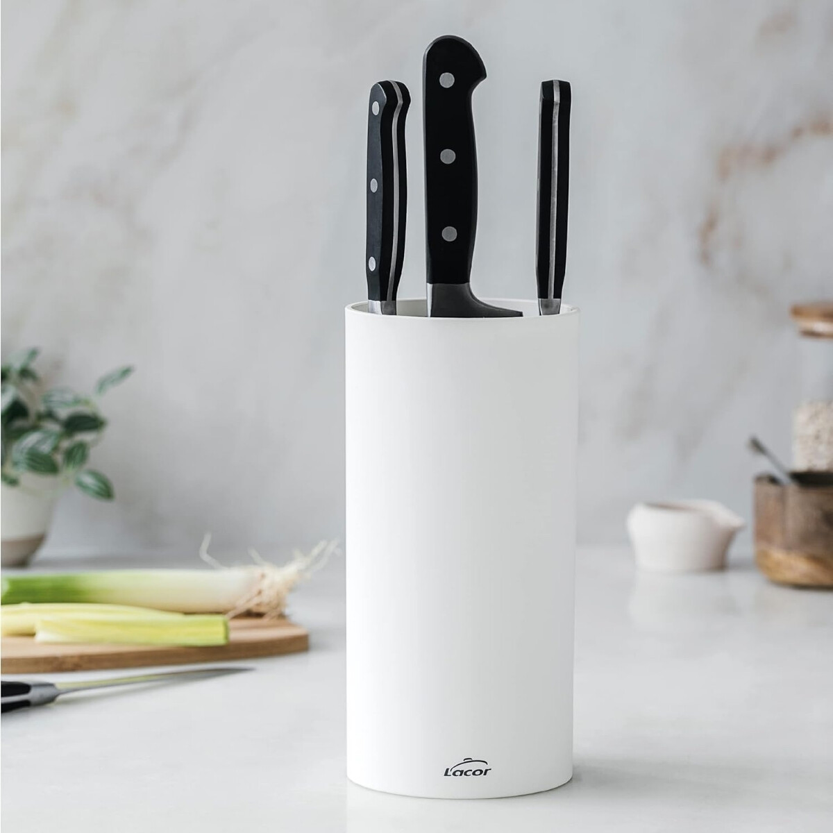 Taco para cuchillos White Lacor 