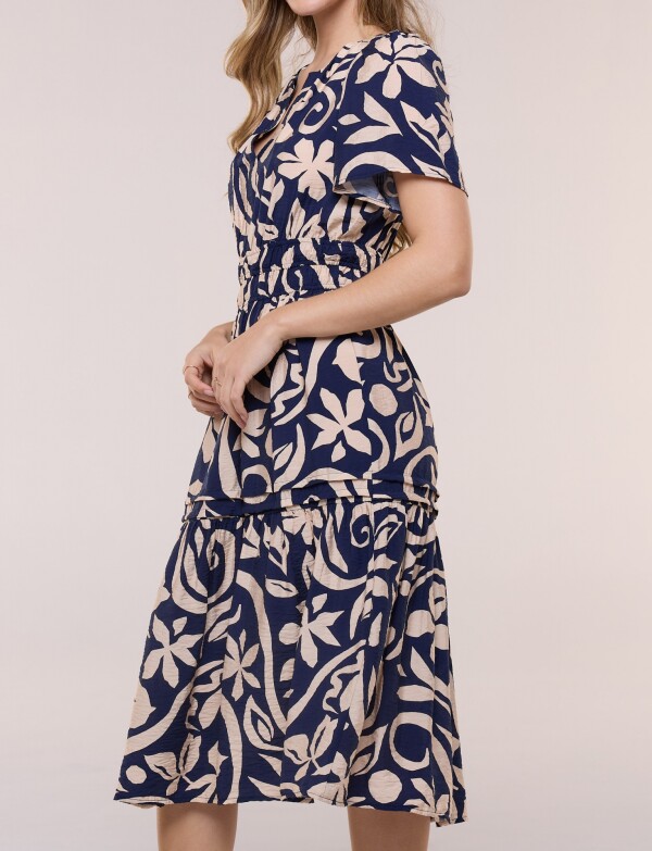 Vestido Printed AZUL/MULTI