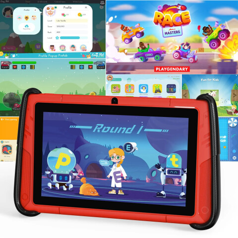Tablet Pritom K7 Pro Kids Car 7'' A100 4gb 64gb 2mp+0,3mp Unica