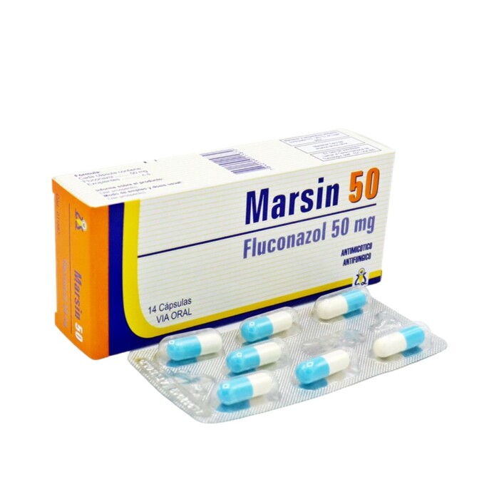 MARSIN 50 MG. CJ X 14 CAPS. única