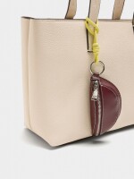 Bolso Shopper Con Textura crudo