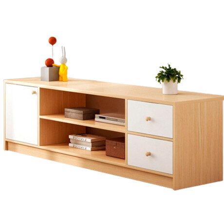 Rack TV Madera MDF 3 Cajones 2 Estantes 120cm 310-2 001
