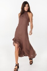 Vestido Lirio Chocolate