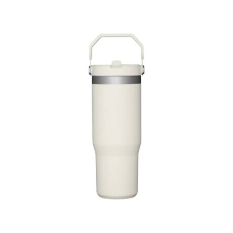 MUG TERMICO C/PICO 900ML ACERO BLANCO
