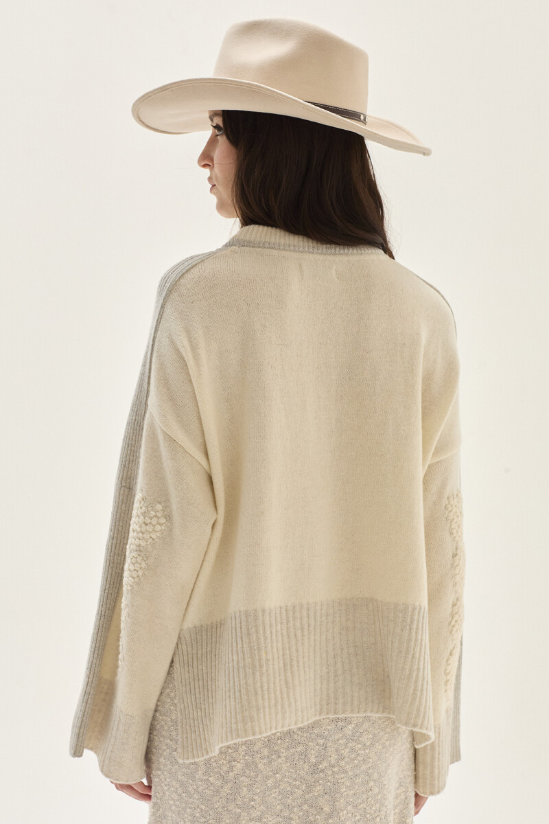 Sweater Cuore Beige