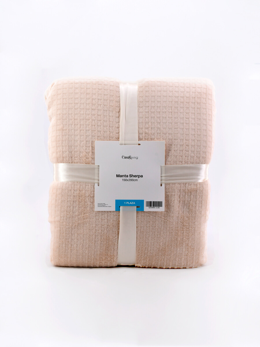 MANTA SHERPA 1 PLAZA - BEIGE (V) 