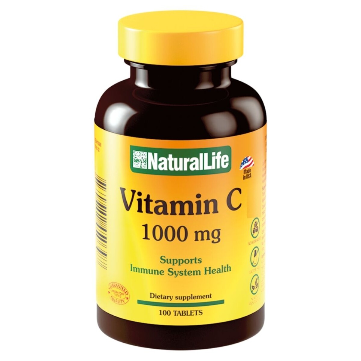 Suplemento Vitamina C 1000 mg Natural life 