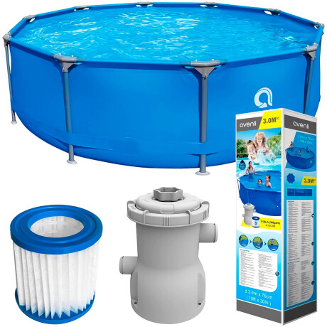 Piscina Jilong Estructural 4383 L 300X76cm C/ Filtro Piscina Jilong Estructural 4383 L 300X76cm C/ Filtro