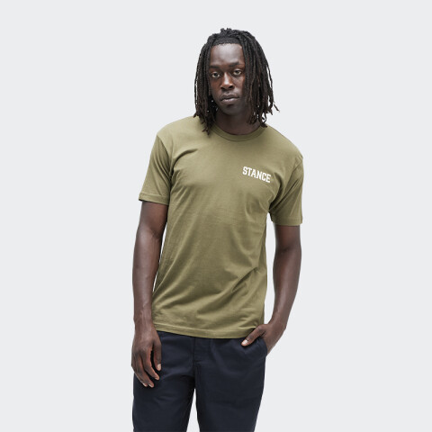 Remera Stance Saddleback Verde