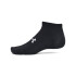 Unisex UA Essential 6pk Low-WHT BLK-001