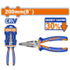 ALICATE PUNTA FINA 8´´ CR-V AHORRO ENERGIA 30% WADFOW WPL2718 ALICATE PUNTA FINA 8´´ CR-V AHORRO ENERGIA 30% WADFOW WPL2718