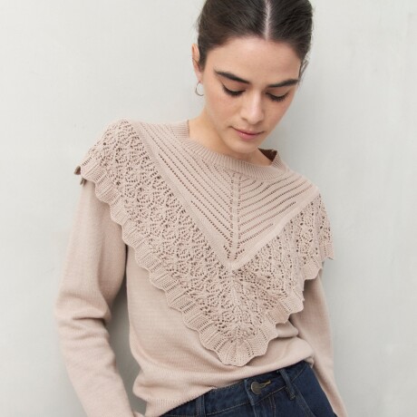 SWEATER SILVI Tostado