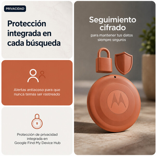 Tag Motorola Moto Tag 2 Gps Lip68 Android NARANJA