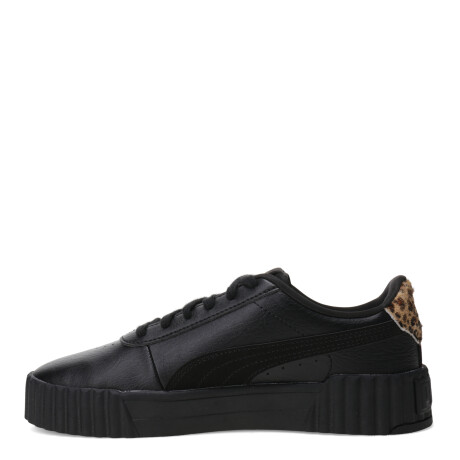 Championes de Mujer Puma Carina 3.0 Animal Flair Negro - Dorado - Animal Print