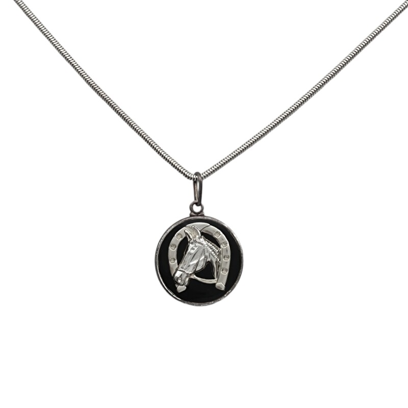 Dije Colgante Caballo-Plata 925-Sin Piedra-CP3429 sinpiedra