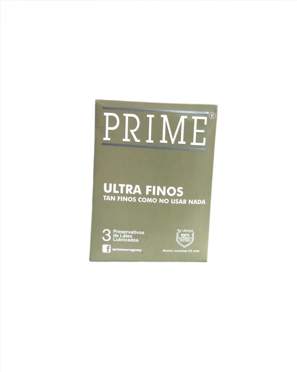 Preservativo Prime x 3 - Ultra Finos 
