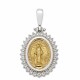 Medalla Virgen Milagrosa con zirconias Medalla Virgen Milagrosa con zirconias